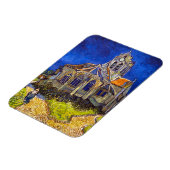 ヴィンセント・ヴァン・ゴッホ – オーヴェースの教会 マグネット (左側)