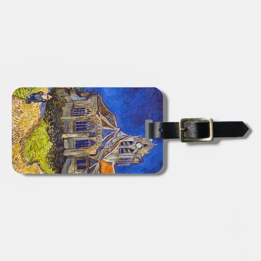 ヴィンセント・ヴァン・ゴッホ – オーヴェースの教会 ラゲッジタグ (正面横)