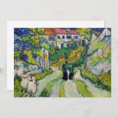 ヴィンセント・ヴァン・ゴッホ – オーヴェースの階段 サンキューカード (正面/裏面)