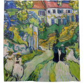 ヴィンセント・ヴァン・ゴッホ – オーヴェースの階段 シャワーカーテン (正面)