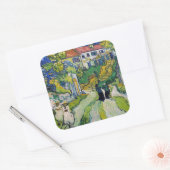 ヴィンセント・ヴァン・ゴッホ – オーヴェースの階段 スクエアシール (封筒)