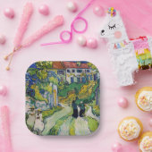 ヴィンセント・ヴァン・ゴッホ – オーヴェースの階段 ペーパープレート (パーティー)