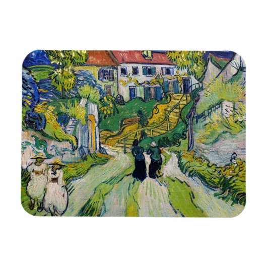 ヴィンセント・ヴァン・ゴッホ – オーヴェースの階段 マグネット (横)