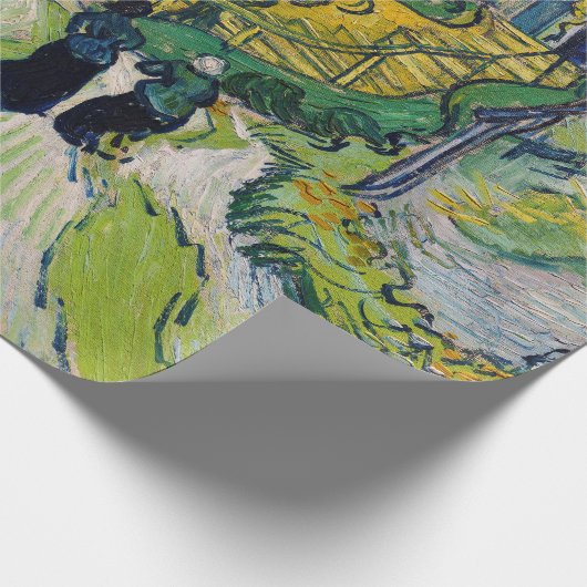 ヴィンセント・ヴァン・ゴッホ – オーヴェースの階段 ラッピングペーパー (角)