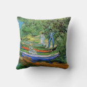 ヴィンセント・ヴァン・ゴッホ – オーヴェースのBank of the Oise クッション (裏面)