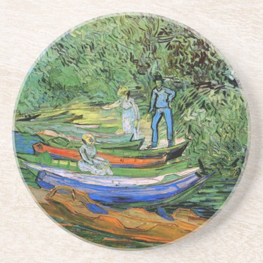 ヴィンセント・ヴァン・ゴッホ – オーヴェースのBank of the Oise コースター (正面)