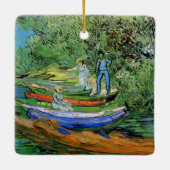 ヴィンセント・ヴァン・ゴッホ – オーヴェースのBank of the Oise セラミックオーナメント (裏面)
