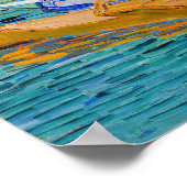 ヴィンセント・ヴァン・ゴッホ – オーヴェースのBank of the Oise ポスター (角)