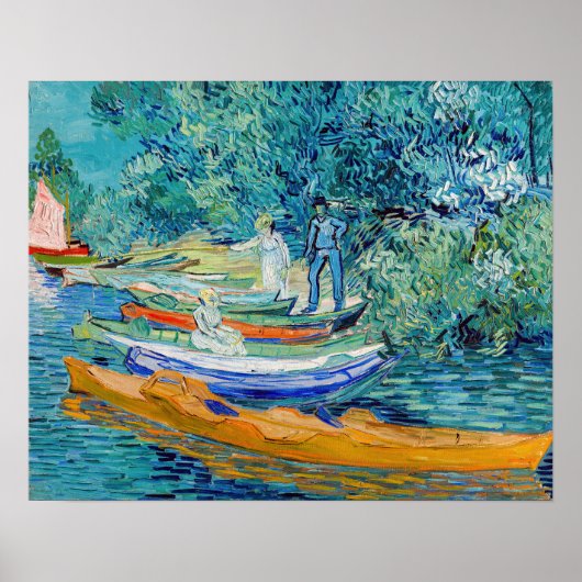 ヴィンセント・ヴァン・ゴッホ – オーヴェースのBank of the Oise ポスター (正面)