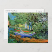 ヴィンセント・ヴァン・ゴッホ – オーヴェースのBank of the Oise ポストカード (正面/裏面)
