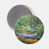 ヴィンセント・ヴァン・ゴッホ – オーヴェースのBank of the Oise マグネット (正面/裏面)