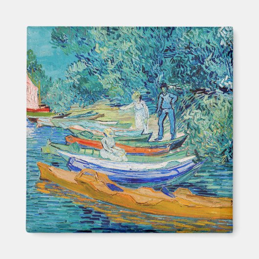 ヴィンセント・ヴァン・ゴッホ – オーヴェースのBank of the Oise マグネット (正面)