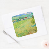 ヴィンセント・ヴァン・ゴッホ – オーヴェース近郊のヴァッセノッツの眺め スクエアシール (封筒)