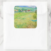 ヴィンセント・ヴァン・ゴッホ – オーヴェース近郊のヴァッセノッツの眺め スクエアシール (バッグ)