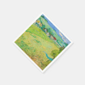 ヴィンセント・ヴァン・ゴッホ – オーヴェース近郊のヴァッセノッツの眺め スタンダードカクテルナプキン (角)