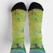 ヴィンセント・ヴァン・ゴッホ – オーヴェース近郊のヴァッセノッツの眺め ソックス (上部)