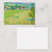 ヴィンセント・ヴァン・ゴッホ – オーヴェース近郊のヴァッセノッツの眺め ノートカード (正面/裏面)