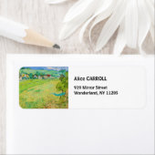 ヴィンセント・ヴァン・ゴッホ – オーヴェース近郊のヴァッセノッツの眺め ラベル (インサイチュ)