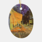 ヴィンセント・ヴァン・ゴッホ - カフェ・テラス夜の風景 セラミックオーナメント (裏面)