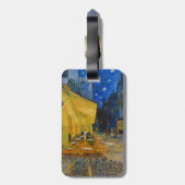 ヴィンセント・ヴァン・ゴッホ-カフェ・テラス・アットナイト – QRコード ラゲッジタグ (裏面縦)