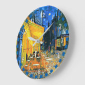 ヴィンセント・ヴァン・ゴッホ:カフェ・テラス ラージ壁時計 (傾斜)