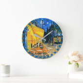ヴィンセント・ヴァン・ゴッホ:カフェ・テラス ラージ壁時計 (ホーム)
