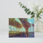 ヴィンセント・ヴァン・ゴッホ – カントリーレーンと2姿 ポストカード (スタンド正面)