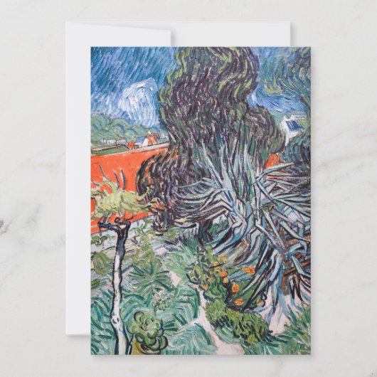 ヴィンセント・ヴァン・ゴッホ – ガチェット博士の庭 サンキューカード (正面)