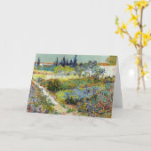 ヴィンセント・ヴァン・ゴッホ・ガーデンatアーレス・ポストカード カード (黄色い花)