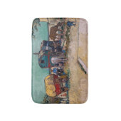 ヴィンセント・ヴァン・ゴッホ – キャラバン島、ジプシーのキャンプ バスマット (正面縦)