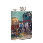 ヴィンセント・ヴァン・ゴッホ – キャラバン島、ジプシーのキャンプ フラスク (右)