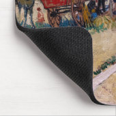 ヴィンセント・ヴァン・ゴッホ – キャラバン島、ジプシーのキャンプ マウスパッド (コーナー)