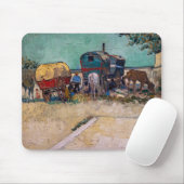 ヴィンセント・ヴァン・ゴッホ – キャラバン島、ジプシーのキャンプ マウスパッド (マウス)