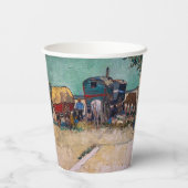 ヴィンセント・ヴァン・ゴッホ – キャラバン島、ジプシーのキャンプ 紙コップ (裏面)