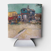 ヴィンセント・ヴァン・ゴッホ – キャラバン島、ジプシーのキャンプ 缶クーラー (正面)