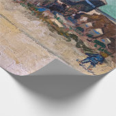 ヴィンセント・ヴァン・ゴッホ - キャラバン、アルル近郊のジプシーキャンプ ラッピングペーパー (角)