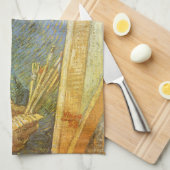 ヴィンセント・ヴァン・ゴッホ - キャンバスの前で自画像 キッチンタオル (四つ折り)