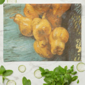 ヴィンセント・ヴァン・ゴッホ – クインズ・梨の静物詩 キッチンタオル (折り畳み)