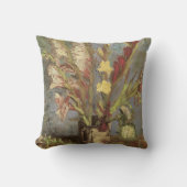 ヴィンセント・ヴァン・ゴッホ – グラジオリの静物壺 クッション (正面)