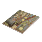 ヴィンセント・ヴァン・ゴッホ – グラジオリの静物壺 タイル (側面)