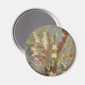 ヴィンセント・ヴァン・ゴッホ – グラジオリの静物壺 マグネット (正面/裏面)