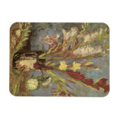 ヴィンセント・ヴァン・ゴッホ – グラジオリの静物壺 マグネット (横)