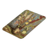 ヴィンセント・ヴァン・ゴッホ – グラジオリの静物壺 マグネット (左側)