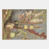 ヴィンセント・ヴァン・ゴッホ – グラジオリの静物壺 ラッピングペーパーシート (正面)