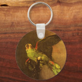 ヴィンセント・ヴァン・ゴッホ – グリーンパロットの静物詩 キーホルダー (正面)