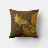 ヴィンセント・ヴァン・ゴッホ – グリーンパロットの静物詩 クッション (裏面)