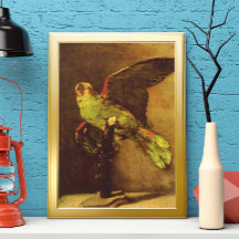 ヴィンセント・ヴァン・ゴッホ – グリーンパロットの静物詩