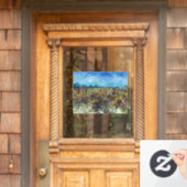 ヴィンセント・ヴァン・ゴッホ – グリーンヴィネヤード ウィンドウサイン (ホームデコレーション)