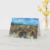ヴィンセント・ヴァン・ゴッホ – グリーンヴィネヤード カード (黄色い花)