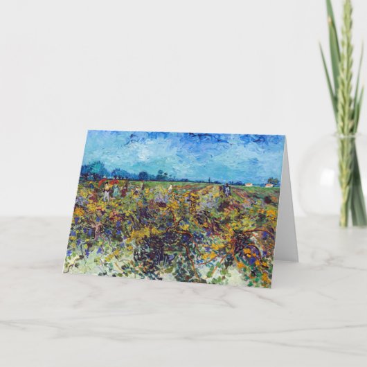 ヴィンセント・ヴァン・ゴッホ – グリーンヴィネヤード カード (正面)